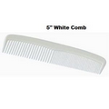 Disposable White 5 Plastic Comb